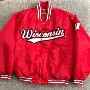 Vintage Colosseum Wisconsin Badgers Satin